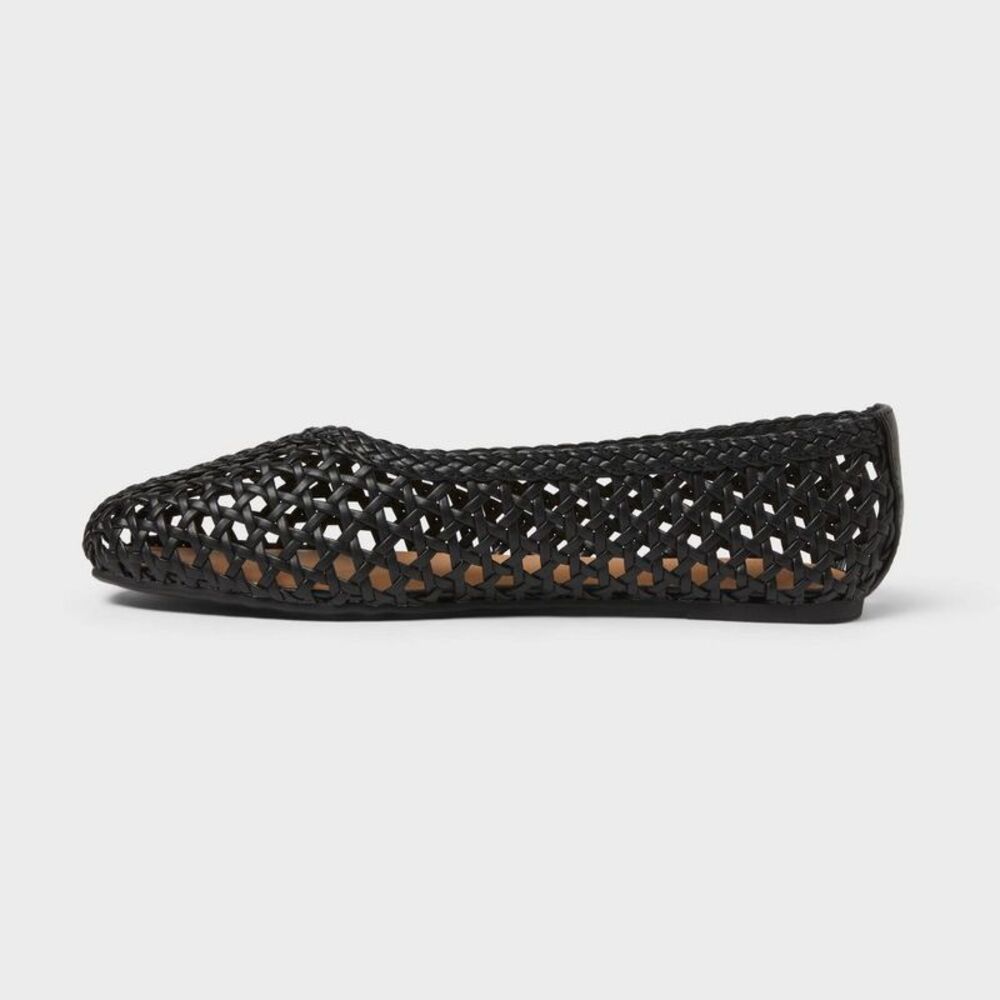 Universal Thread Black Woven Flats